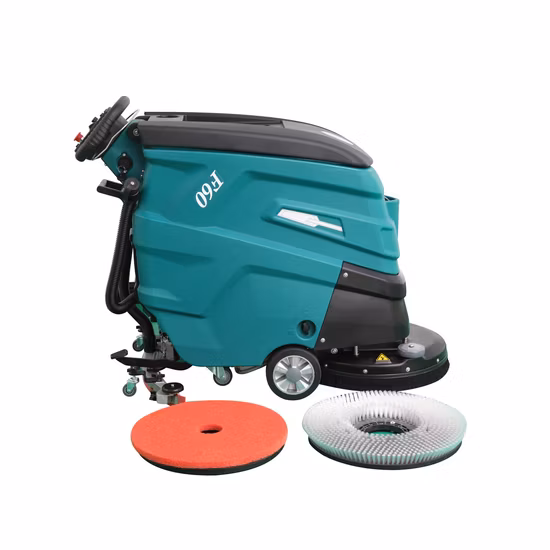 파란색 휴대용 바닥 세탁기, 에코 모드가 포함된 수세미 건조기